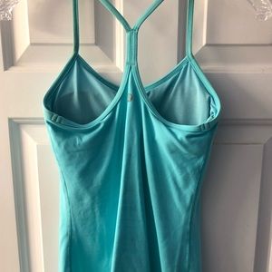 Size 4 lululemon athletica blue tank top